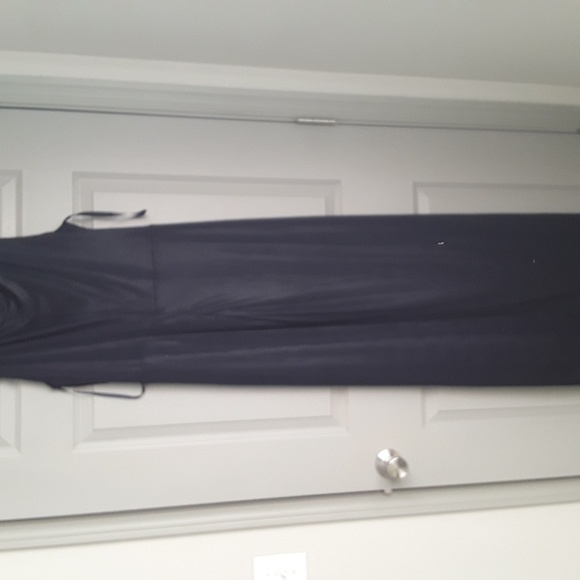 Navy Blue Ralph Lauren Evening Gown - Picture 1 of 5